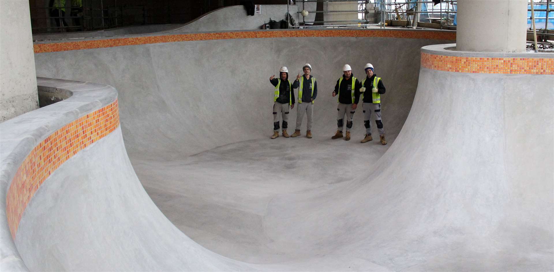 Inside Folkestone's F51 skate park. Picture: Matt Rowe