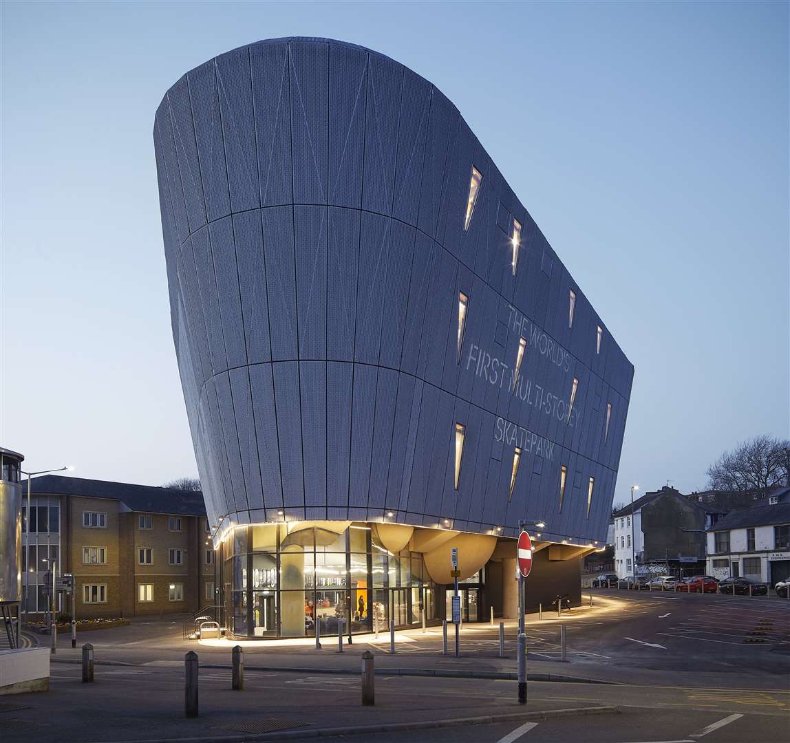 The F51 skate park will become an iconic landmark in Folkestone. Picture: Hufton+Crow