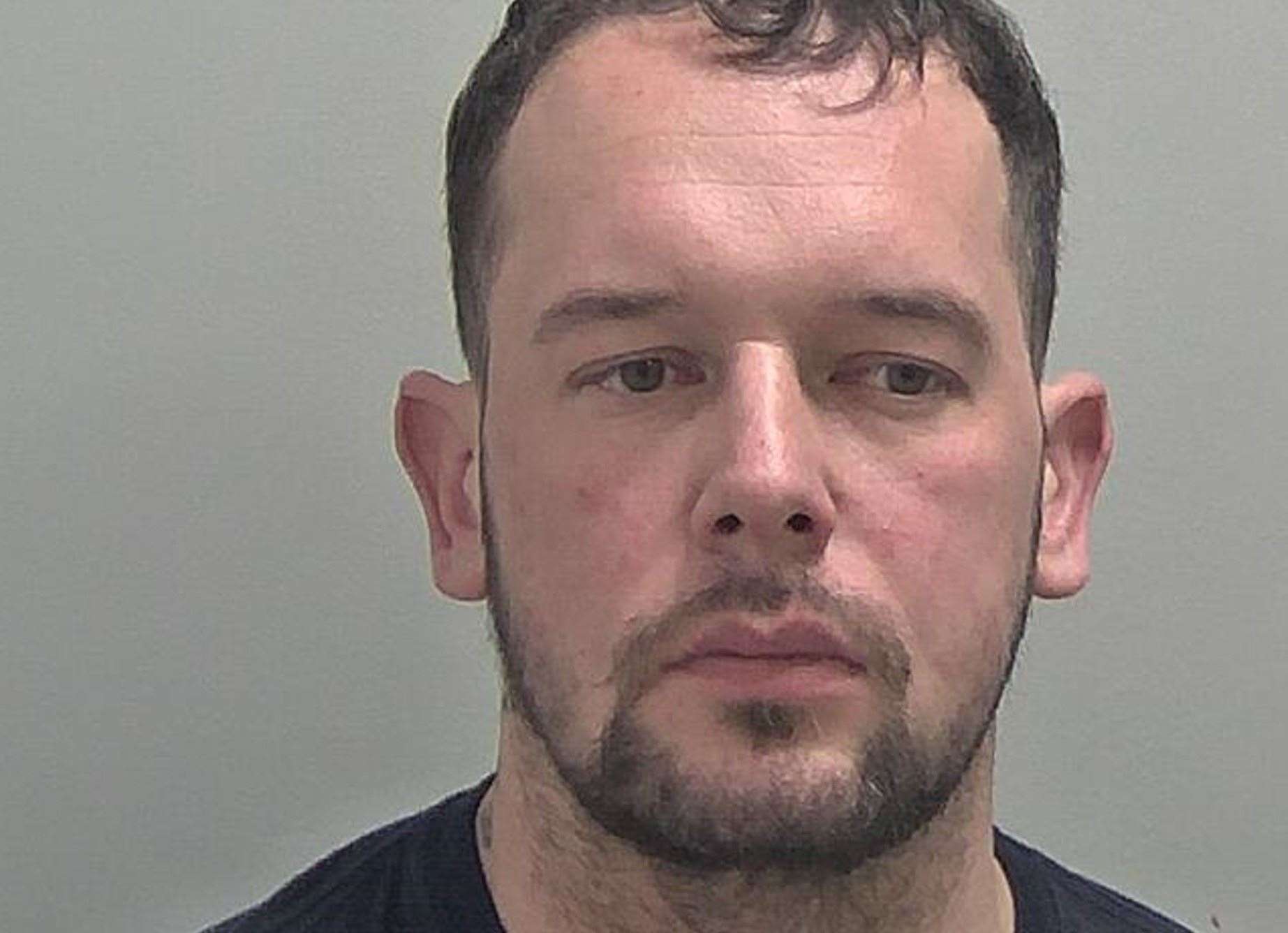 Daniel Bale, from Maidstone, has been jailed following a robbery in Rugby. Picture: Warwickshire Police