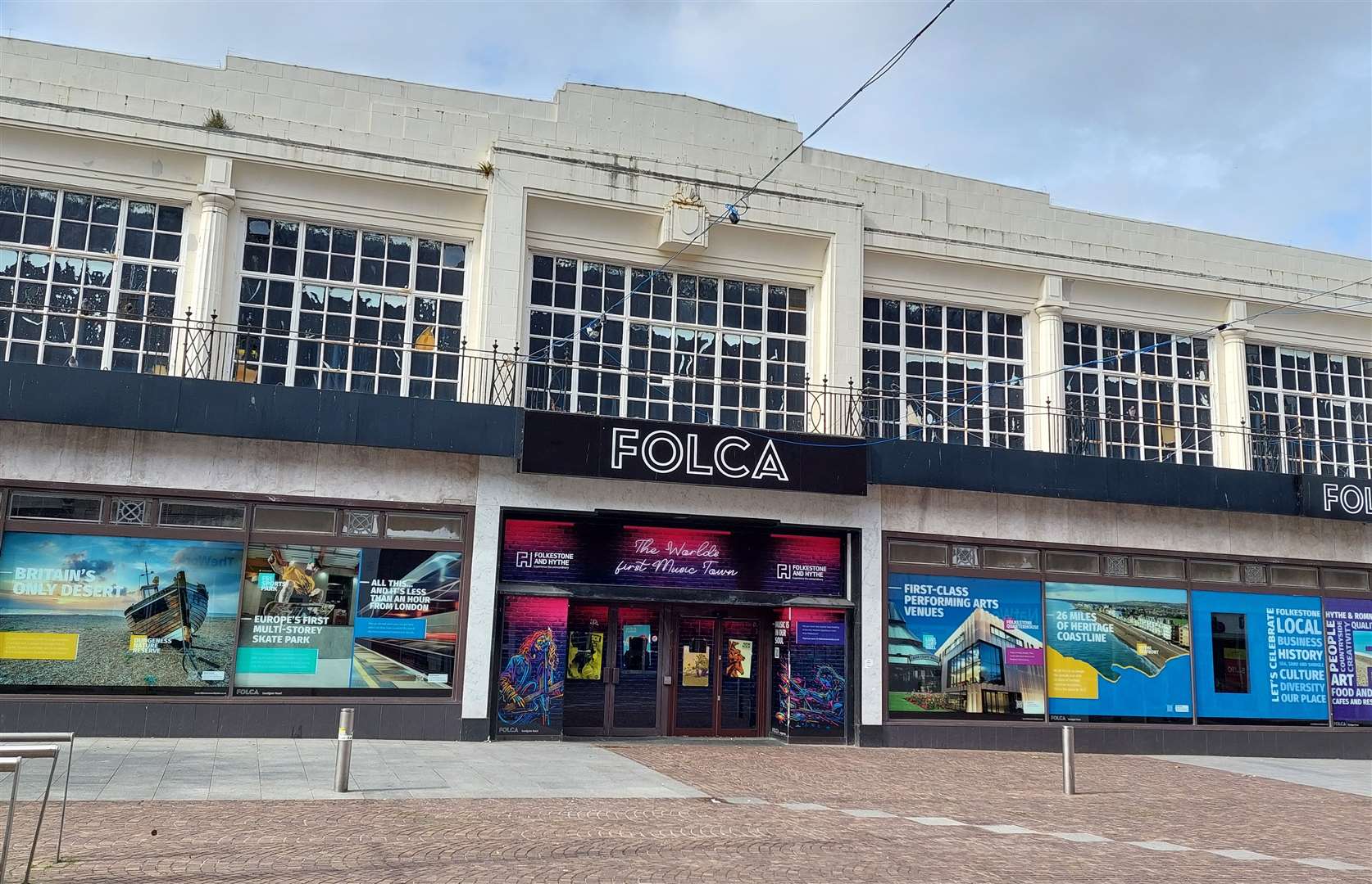 There was a Topshop concession in the former Debenhams in Folkestone. The building has since been taken over by Folkestone and Hythe District Council and renamed Folca. It is currently empty