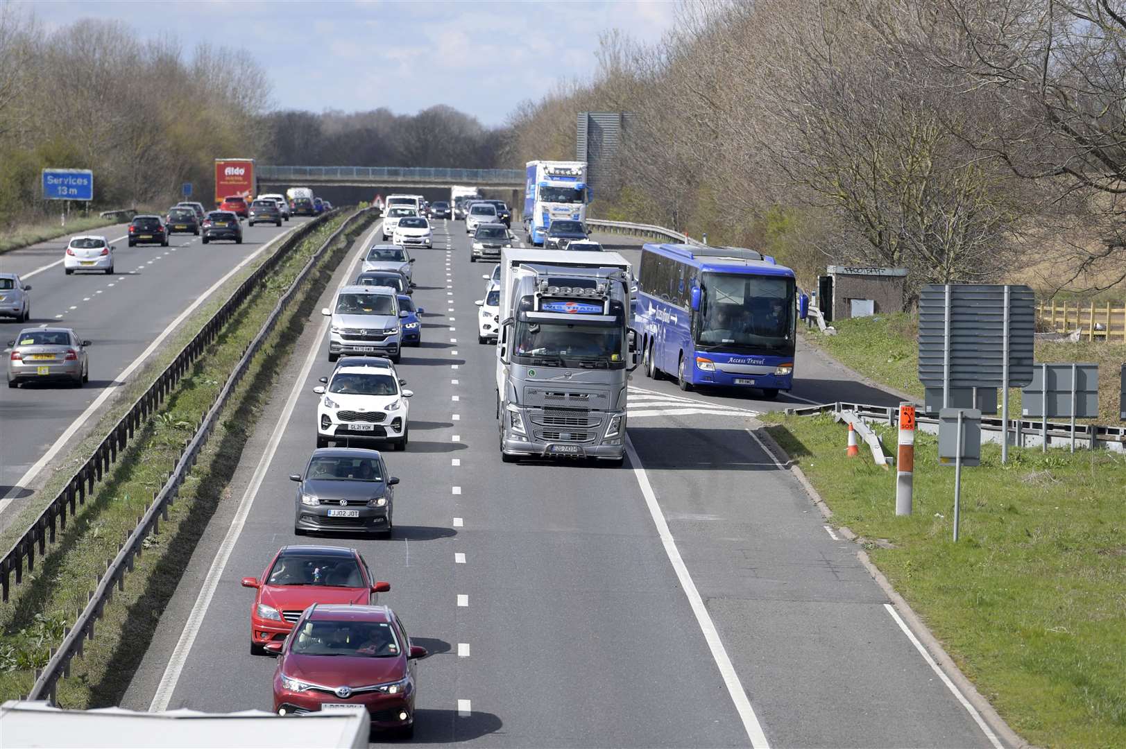 The introduction of Brock has impacted traffic on the M2. Picture: Barry Goodwin