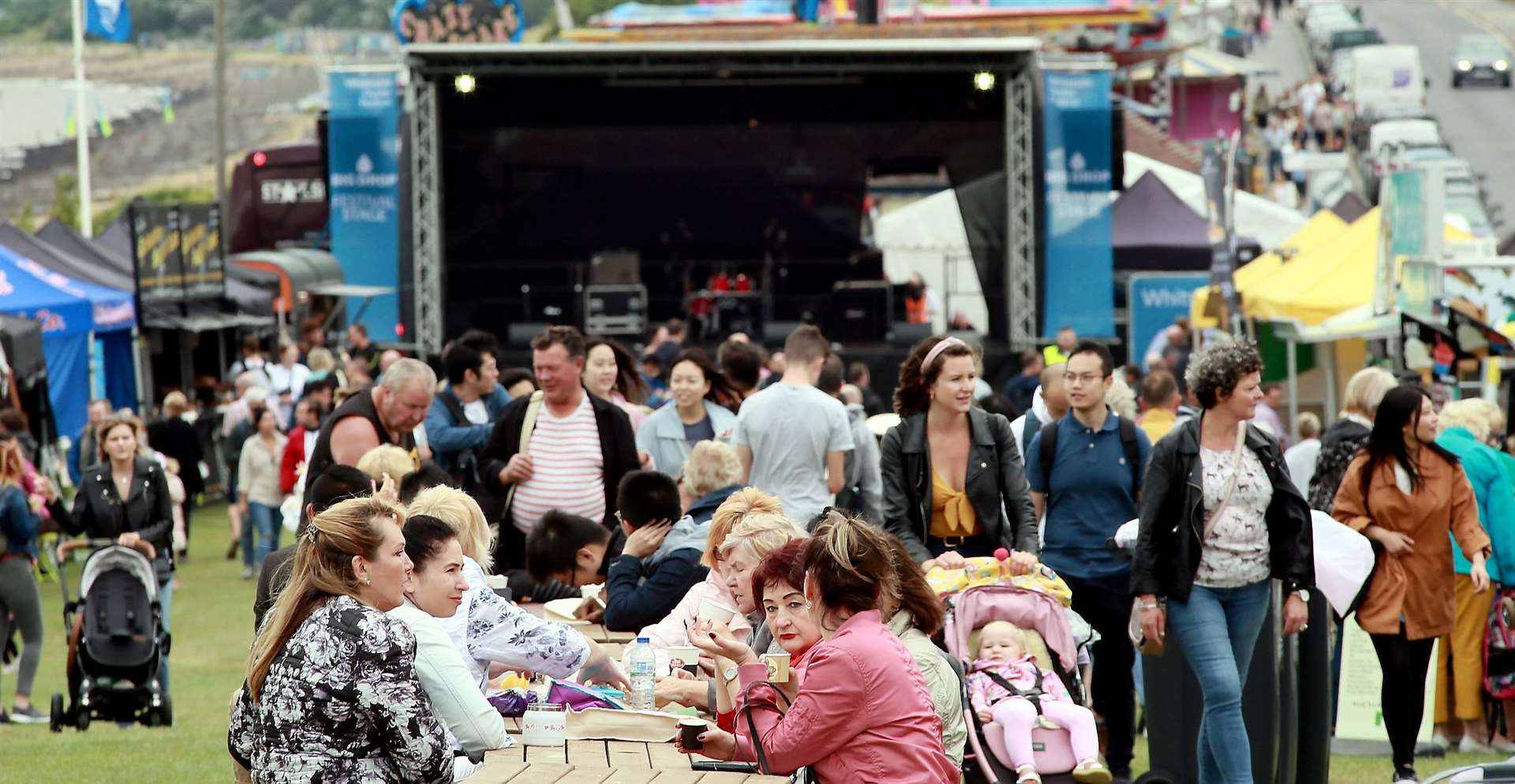 Crowds have been gathering along Whitstable’s seafront to join in the festivities for years. Picture: Phil Lee