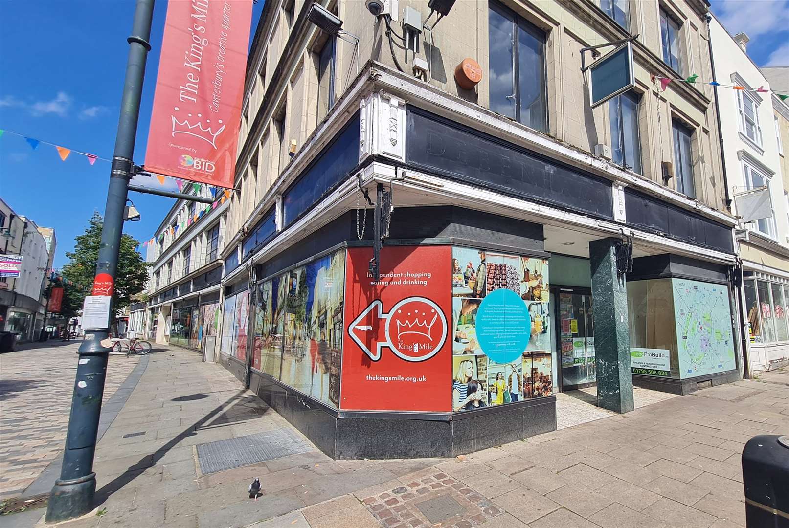 The derelict former Debenhams store in Canterbury