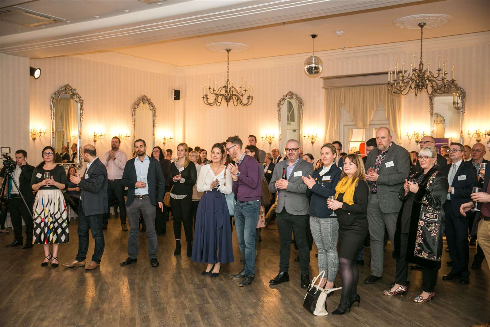 Guests listen to the speeches at the Hythe Imperial for the launch of KEiBA 2020