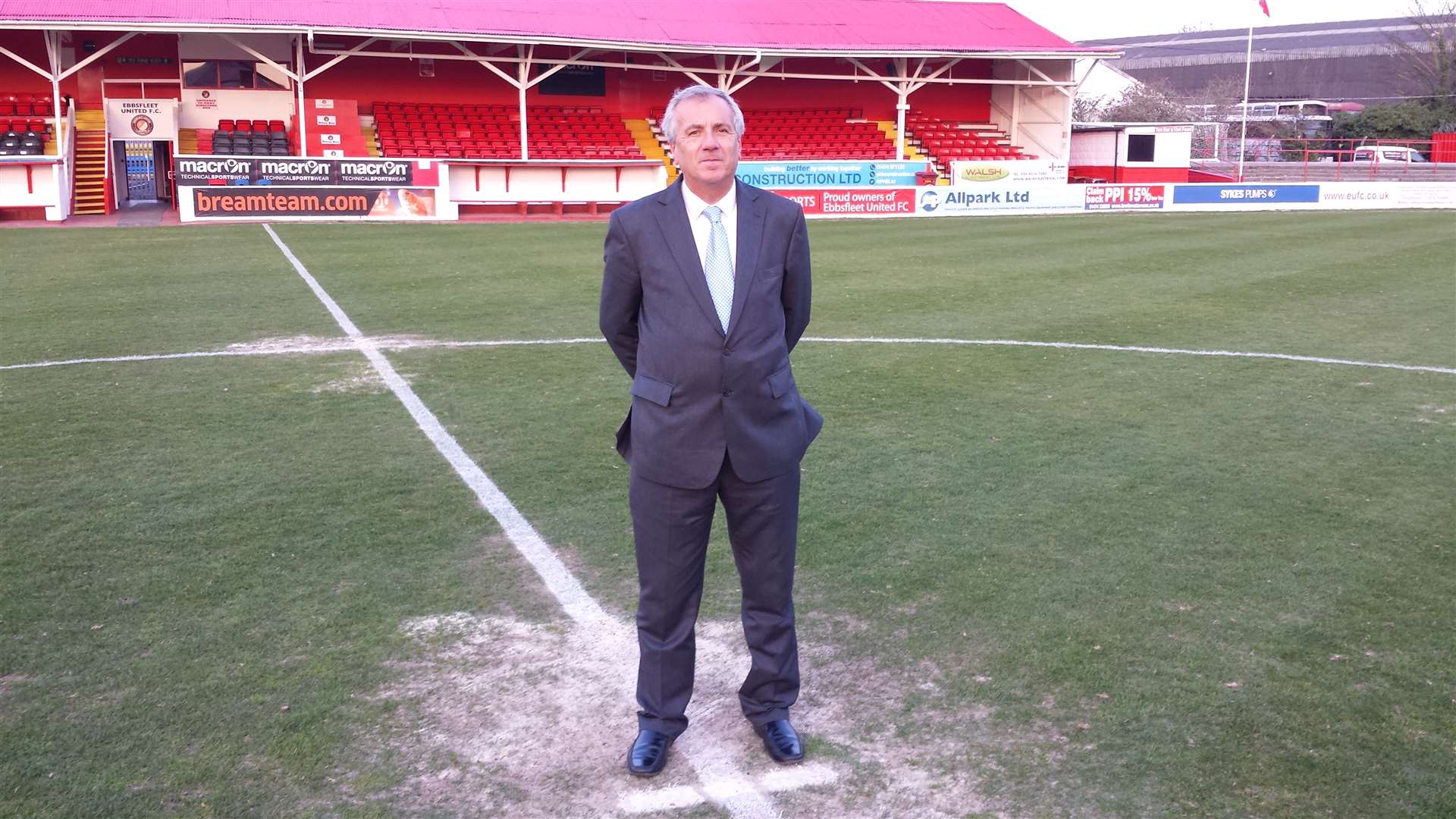 Ebbsfleet United vice chairman Peter Varney