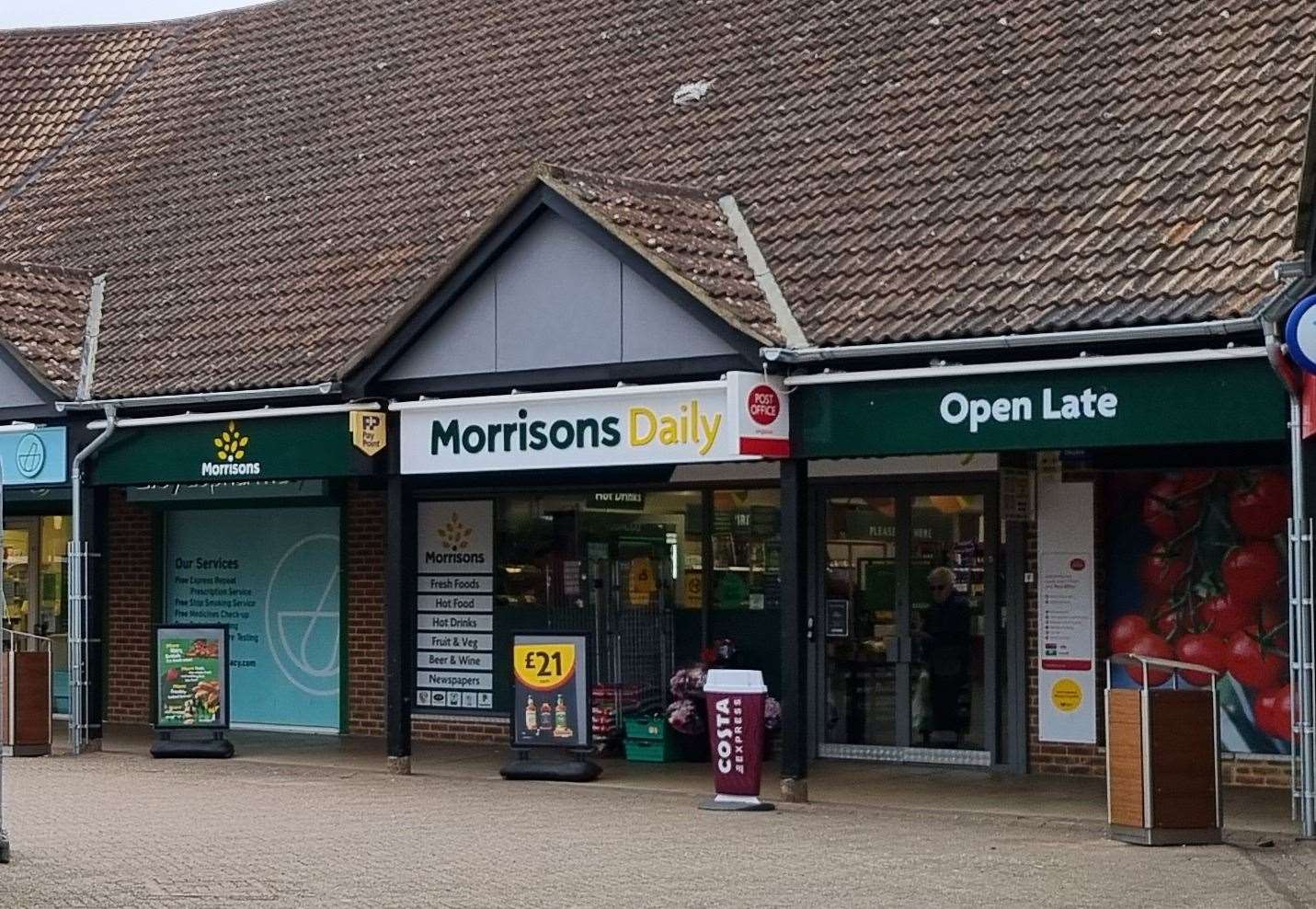 Thefts were also reported from Morrisons Daily at The Singleton Centre in Hoxton Close, Ashford