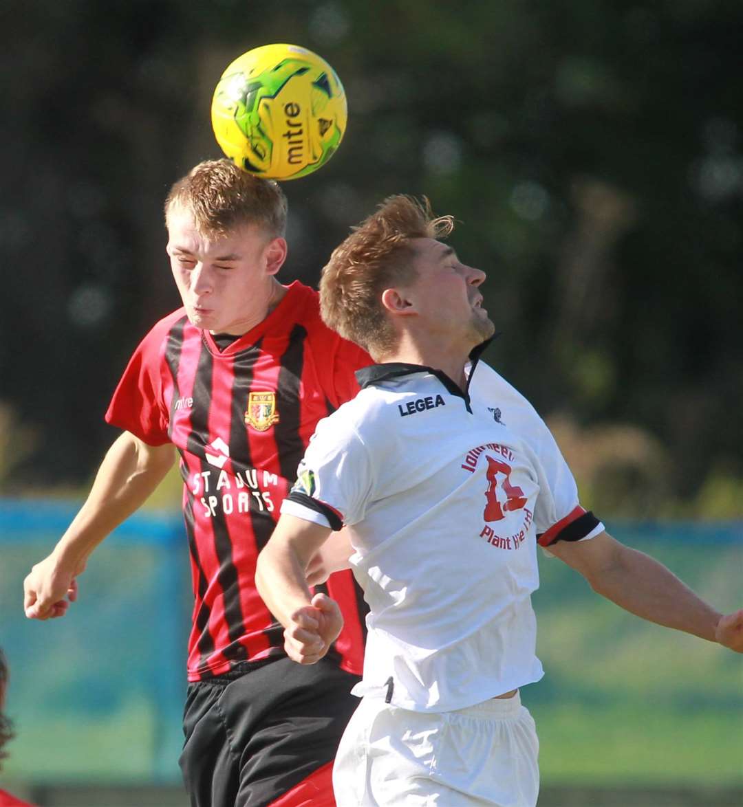 Sittingbourne defender Lex Allan Picture: John Westhrop