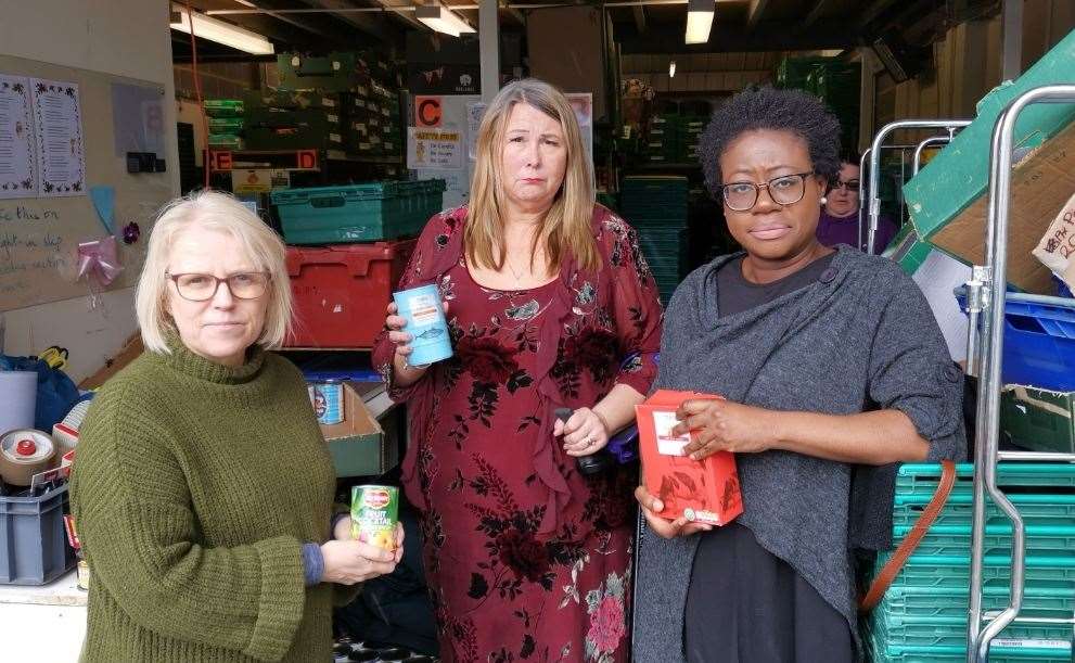 Pictured left to right: Lorraine Schulze, Cllr Joanne Howcroft-Scott and Cllr Siju Adeoye