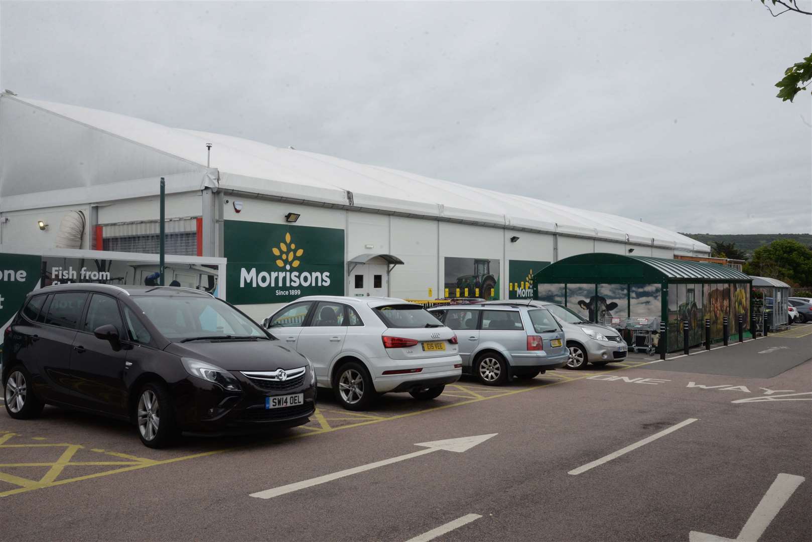 The temporary Morrisons Folkestone will close this Saturday. Picture: Chris Davey