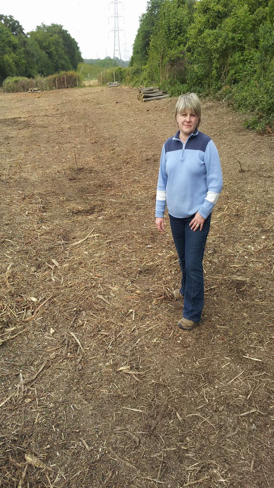 Bredhurst Woodland Action Group chairman Vanessa Jones