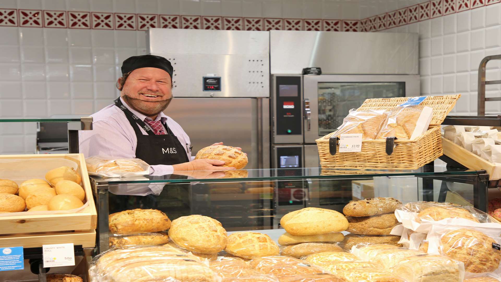 Bakery staff ready to serve