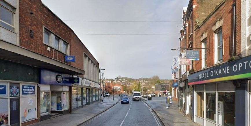 Seven of the incidents happened in Strood High Street. Stock picture: Google Maps