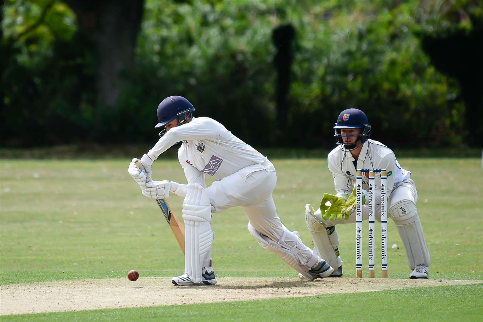 Safwaan Imitiaz batting for Bickley against Sandwich. Picture: Alan Langley