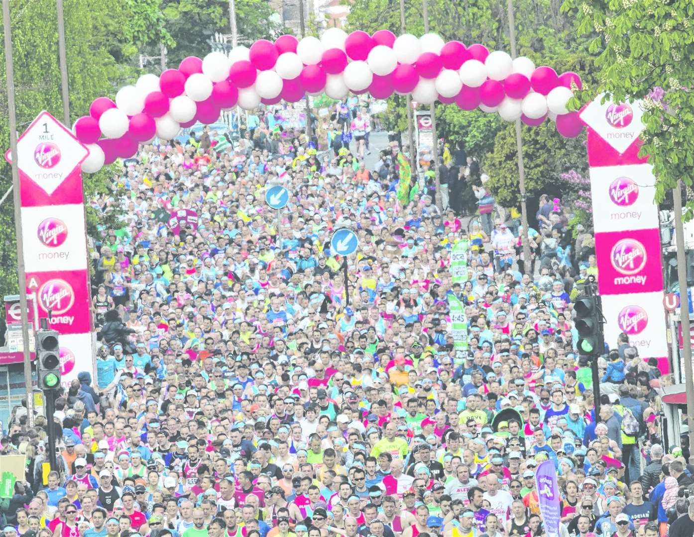 The crowds at the London Marathon. Picture: Virgin Money London Marathon