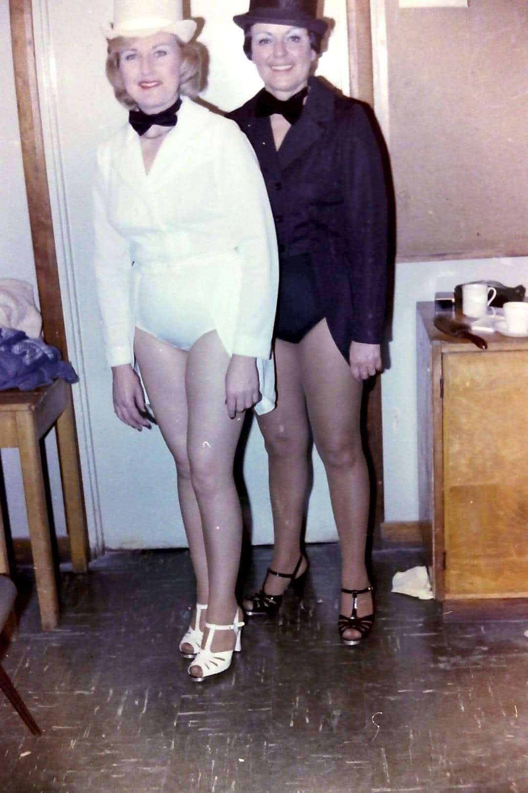 Judy Tawney and Sydney Redfern of the County Towners in Me and My Shadow at the Hazlitt Theatre in 1990