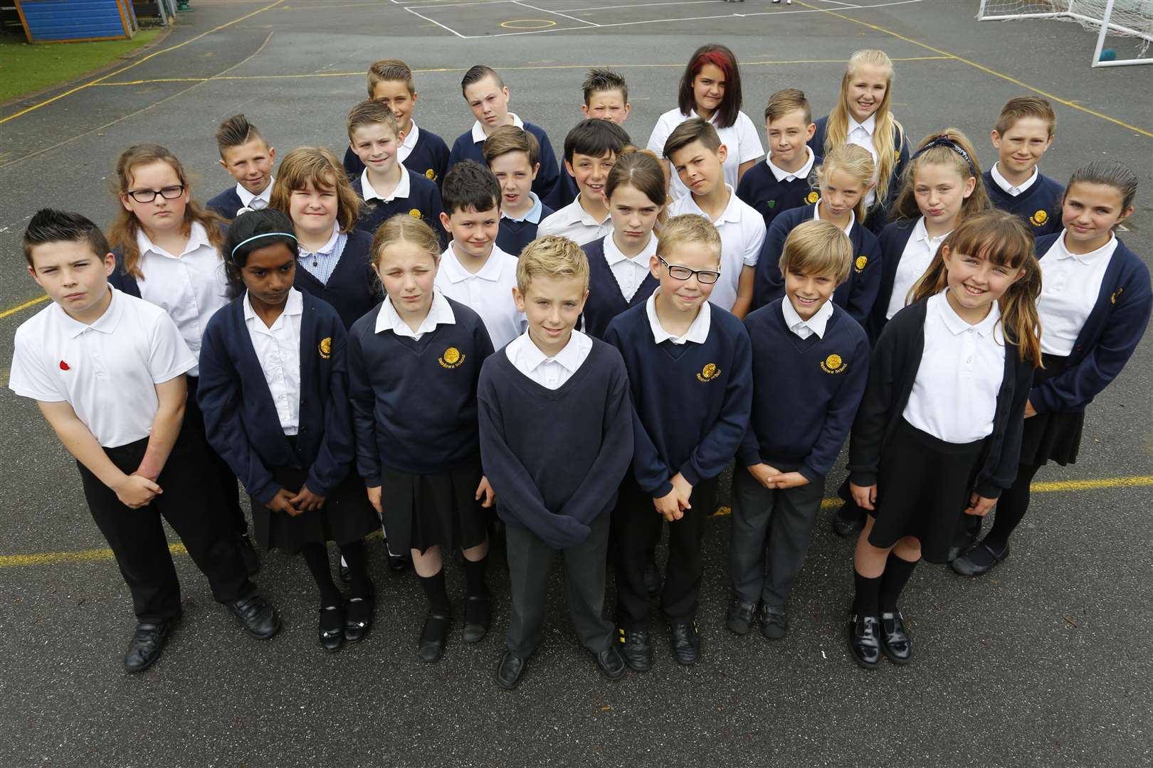 Last Class 2016: Pictured are Class 6U from Sandown Primary, Deal.