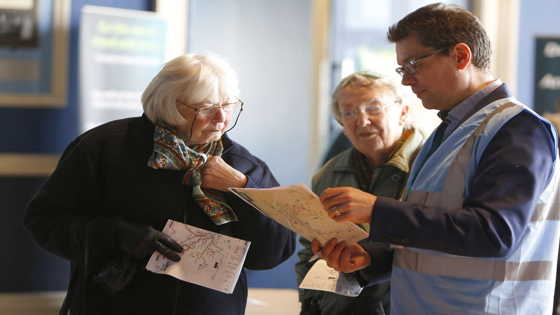 A scene from the exhibition at the Hazlitt Theatre