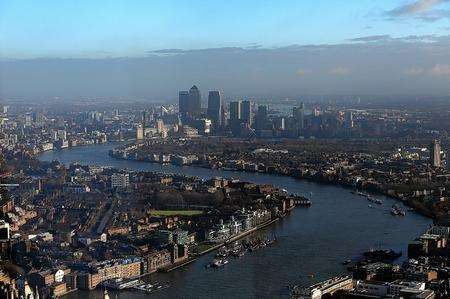 Views of London from the Observation Tower, the Shard