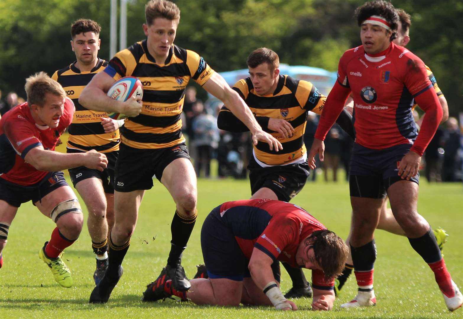 JJ Murray looks for a way past the Chester defence Picture: Phillipa Hilton