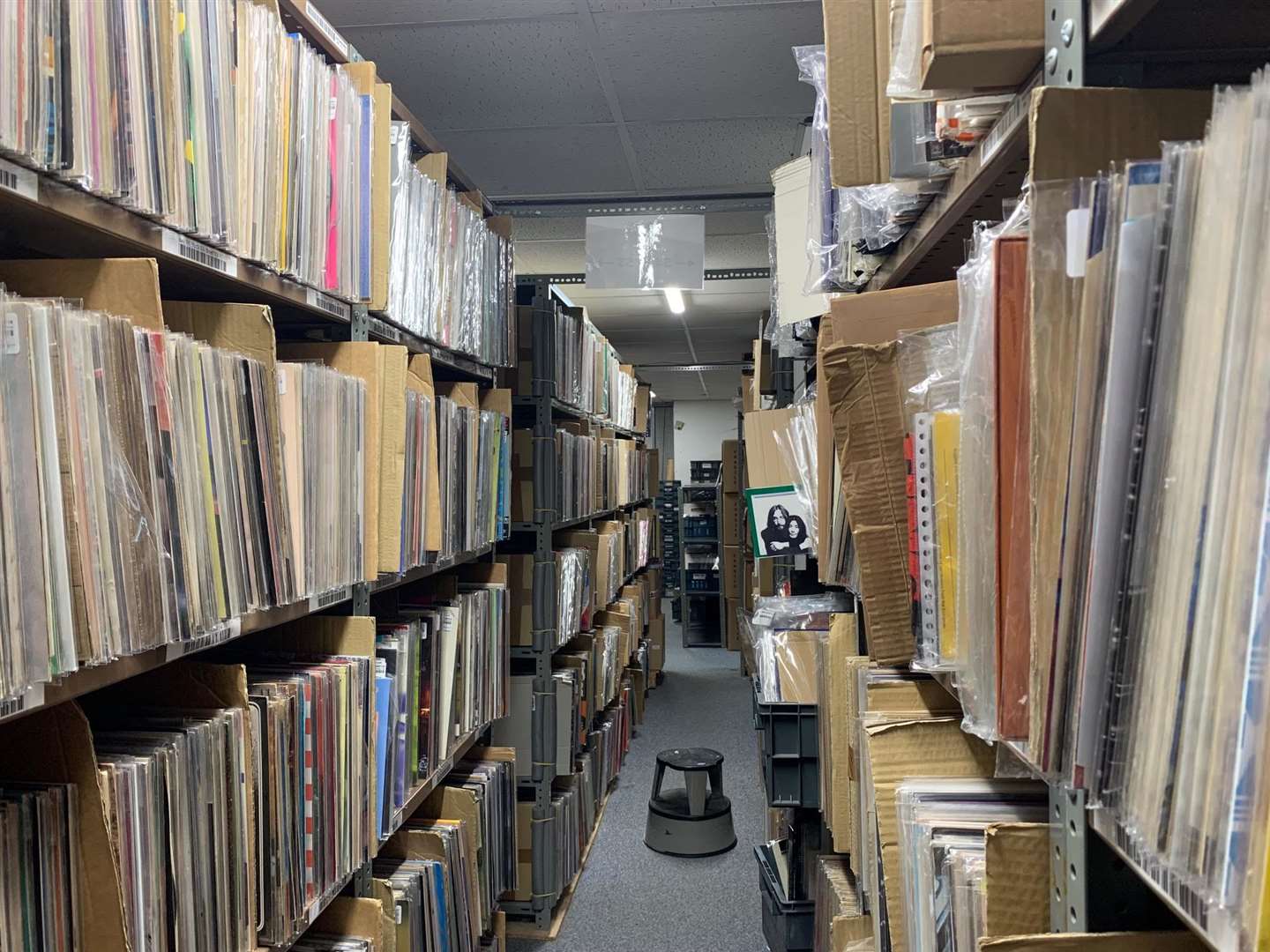 Rows and rows of desirable LP records line the shelves. Picture Julian Thomas/EIL.com