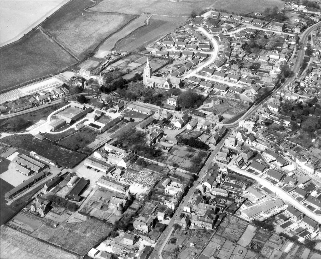 Wingham in November 1968. Picture: Aerofilms Ltd