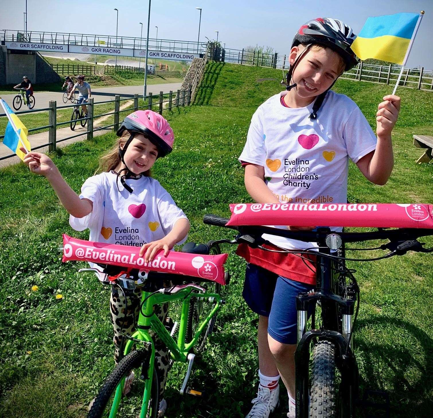 Savannah Wheeler and brother Luke, whose life was saved when he was baby by The Evelina Children’s Hospital