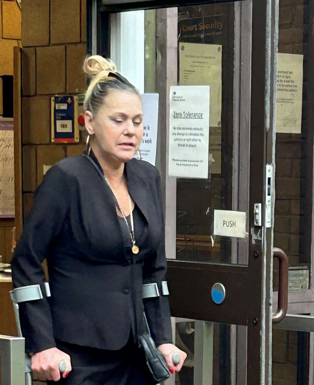 Maria White admitted two counts of assault, threatening behaviour and criminal damage when she appeared in court in September