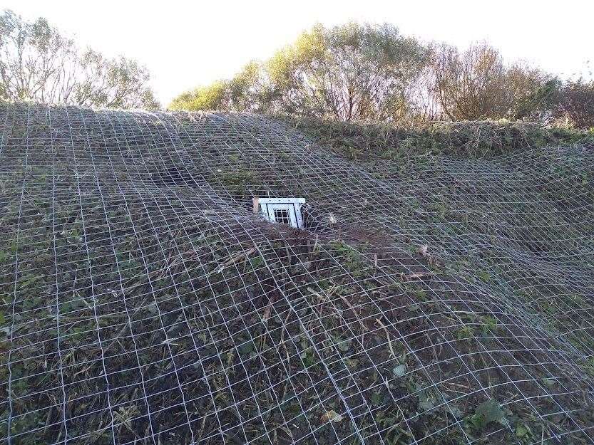 Work has also been ongoing to relocate badgers to a new artificial sett, with one way doors installed