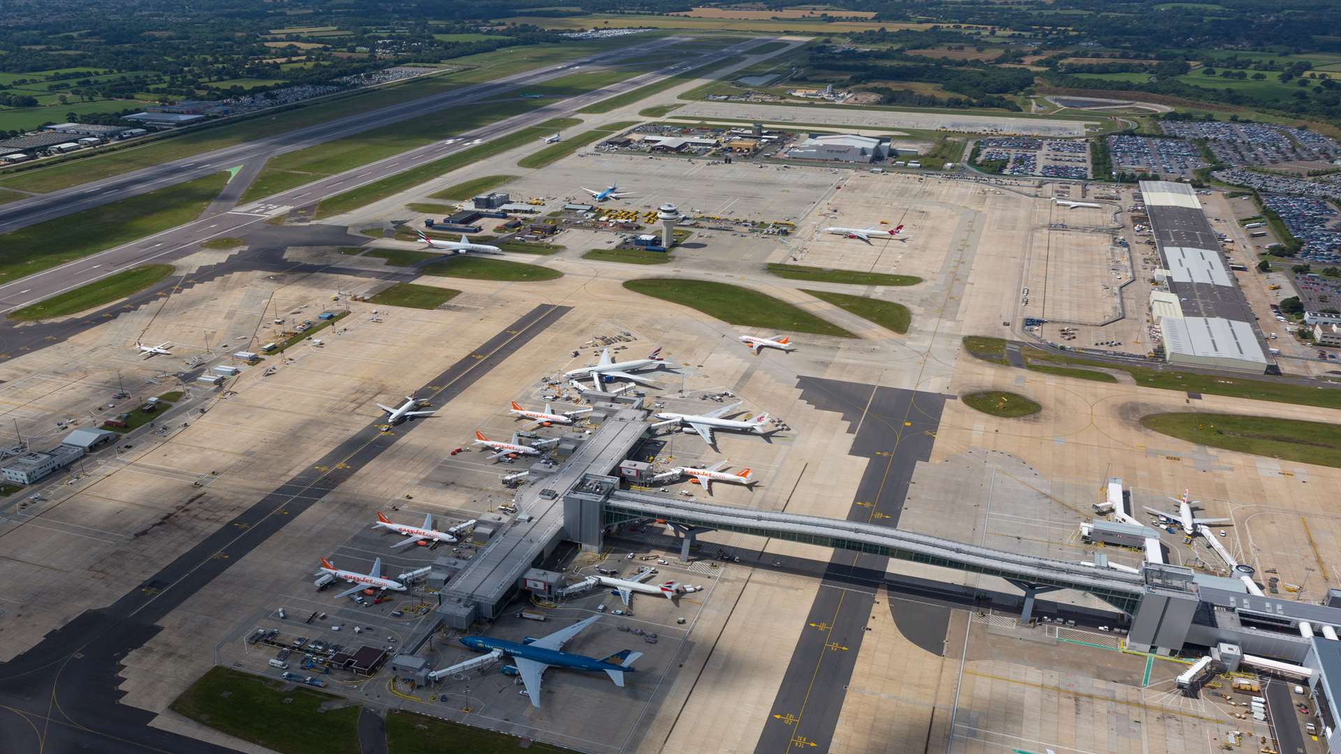 Rees was arrested at Gatwick Airport. Library picture by Countrywide Photographic.