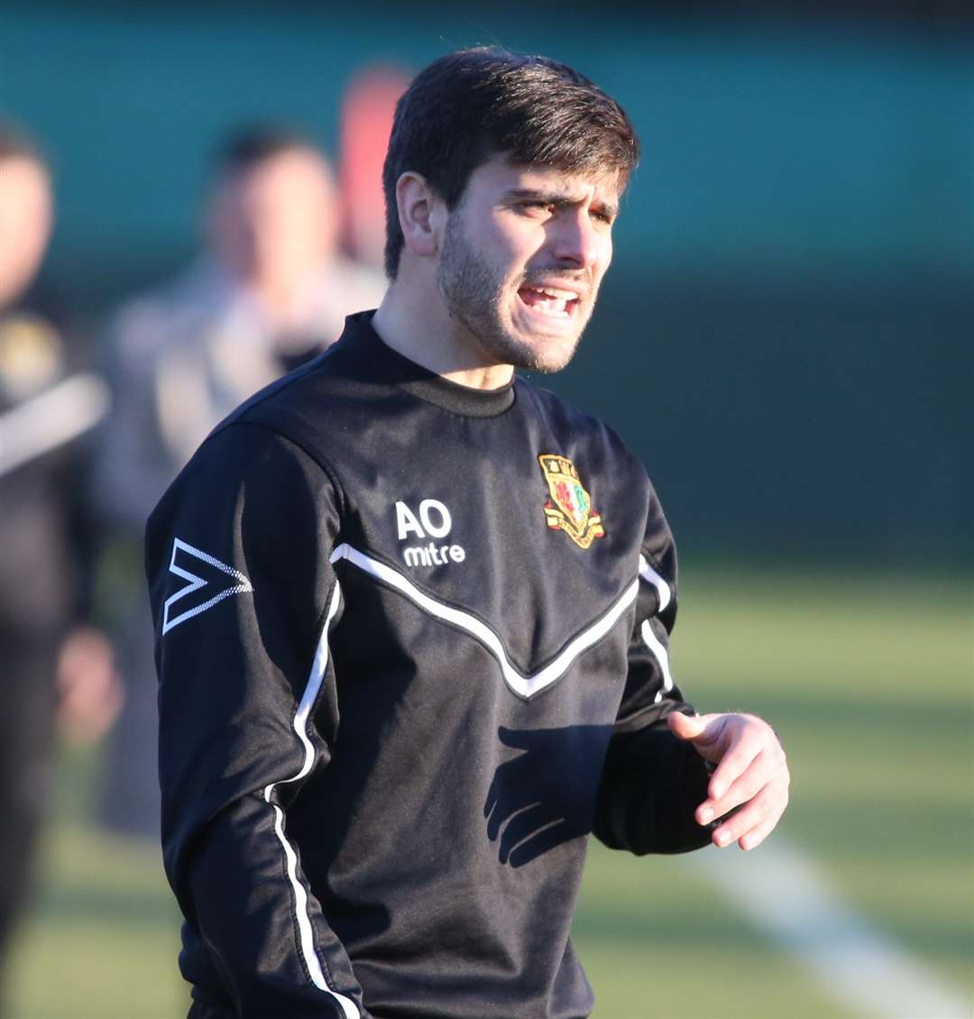 Sittingbourne manager Aslan Odev Picture: John Westhrop