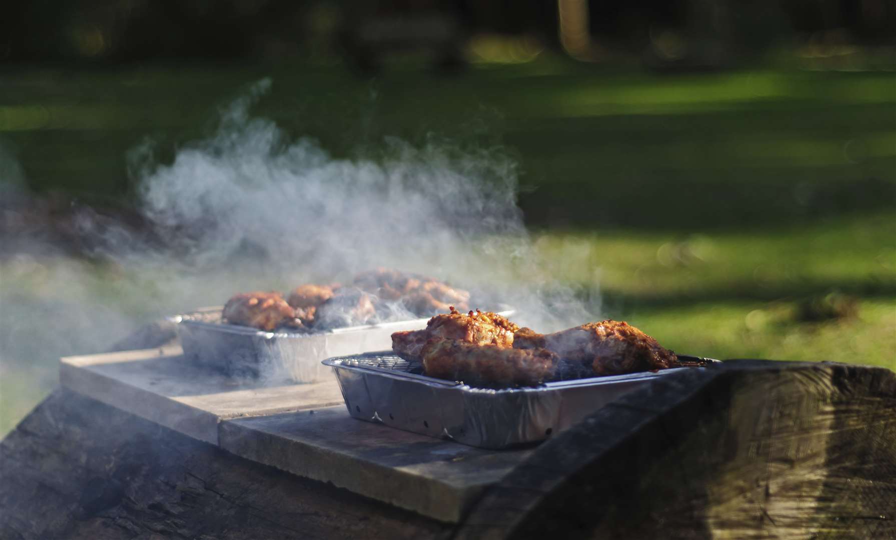 The fire service has warned people about fire alarm safety after a man was burned trying to light a barbecue