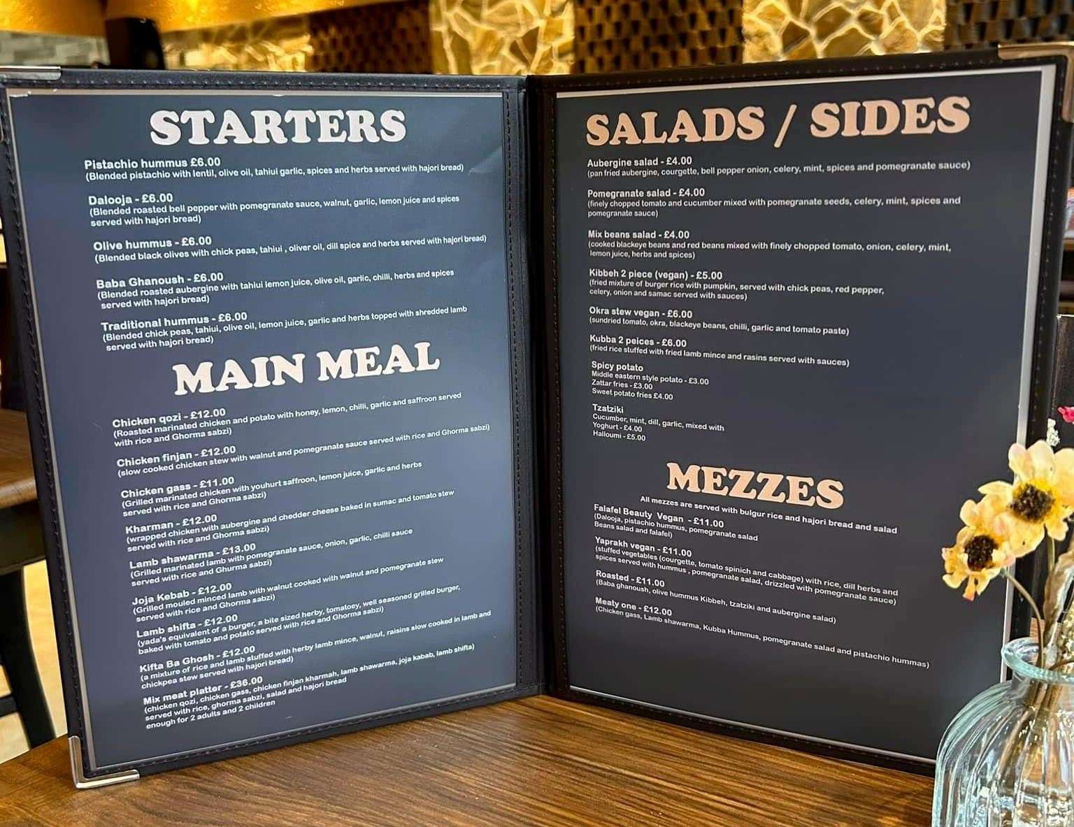 The menu will be tweaked depending on customer feedback. Picture: Facebook