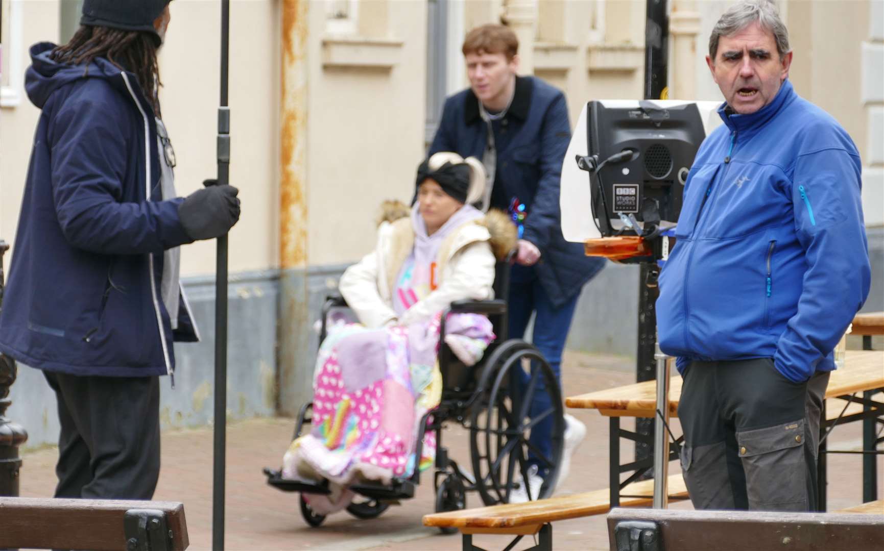 The Eastenders crew have been filming in Margate. Picture: Frank Leppard