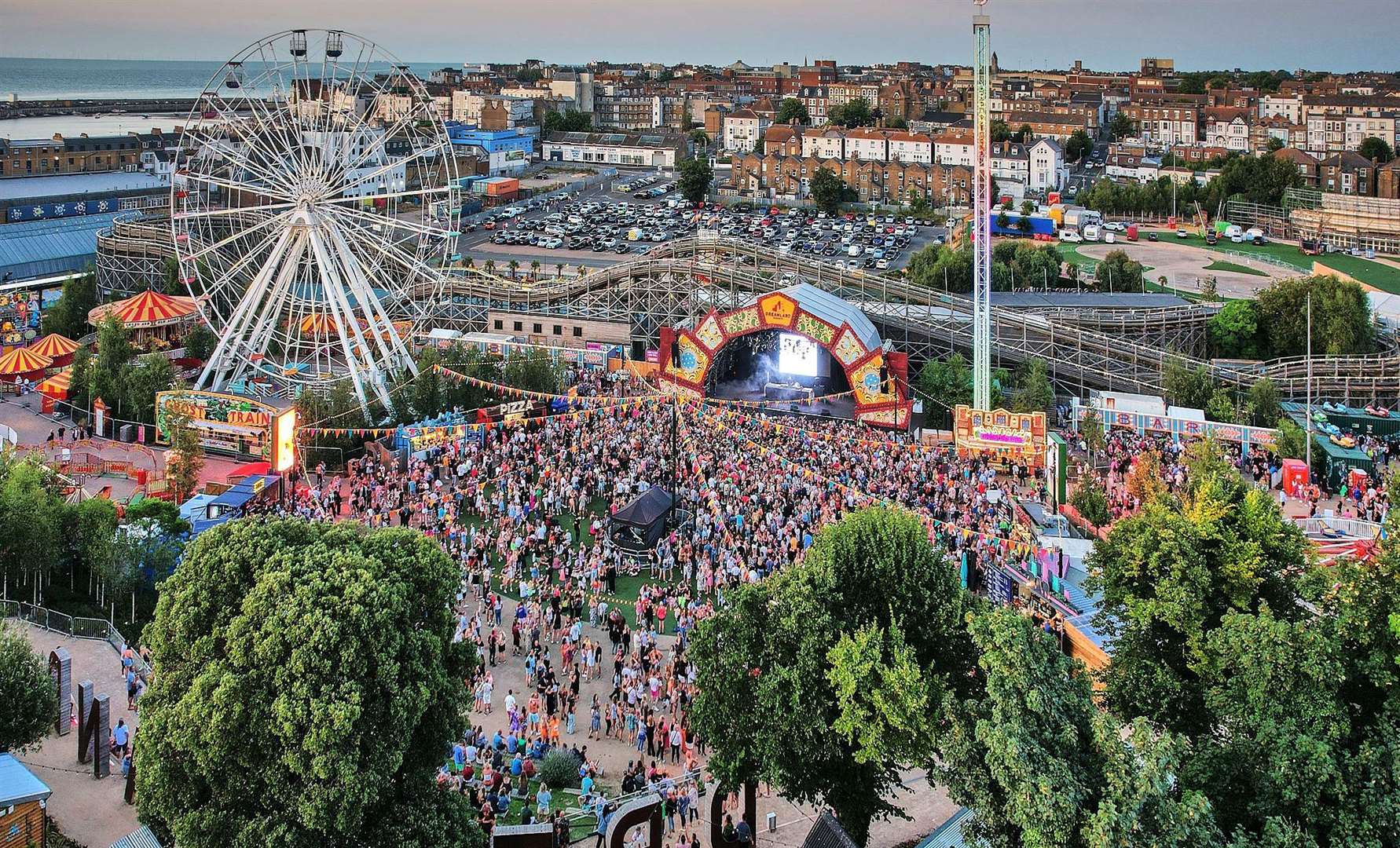 Vintage fairground Dreamland in Margate has become one of Kent’s biggest music venues over the past few years. Picture: Dreamland