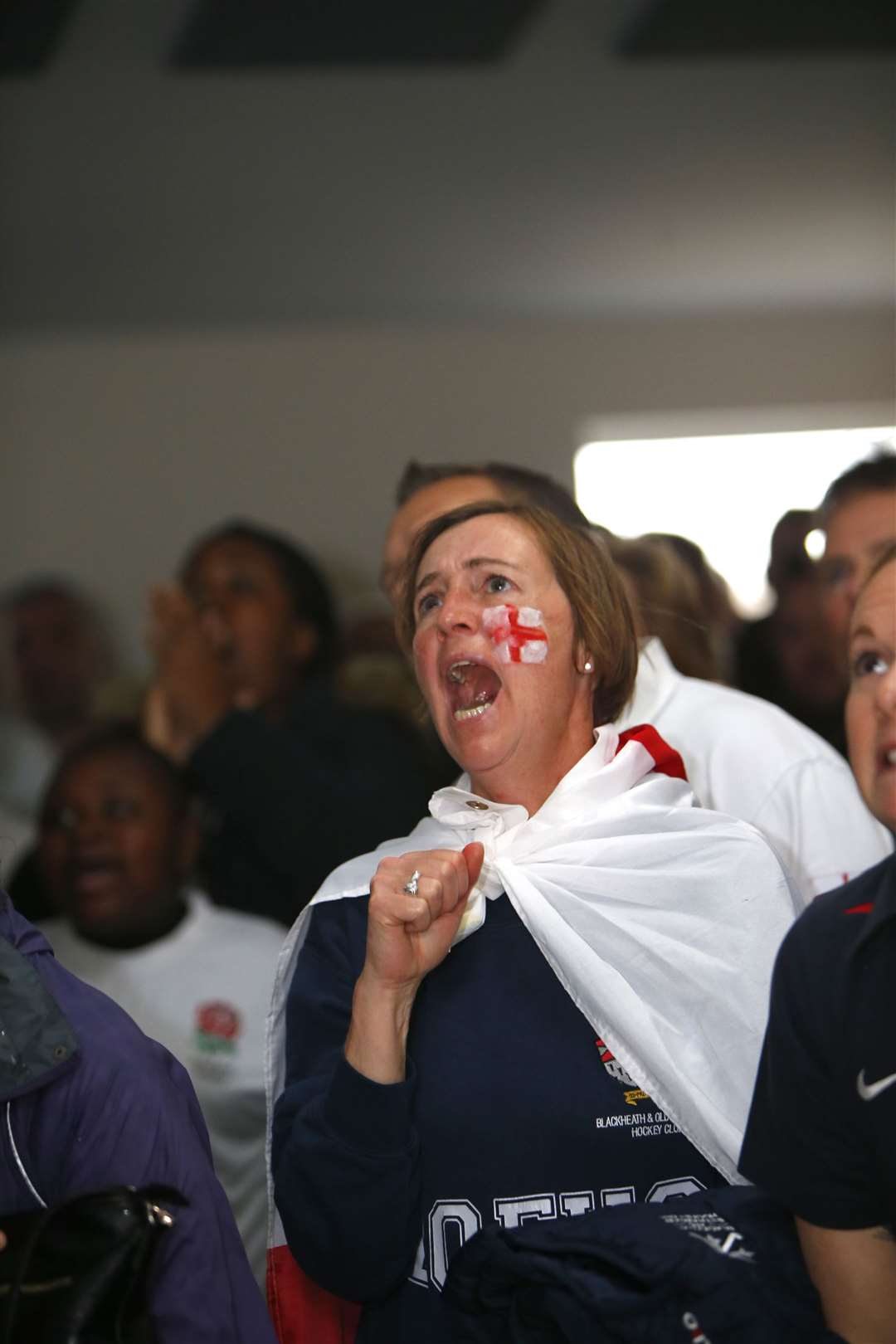 Huge crowds of people flocked to Medway Rugby Club to watch the match