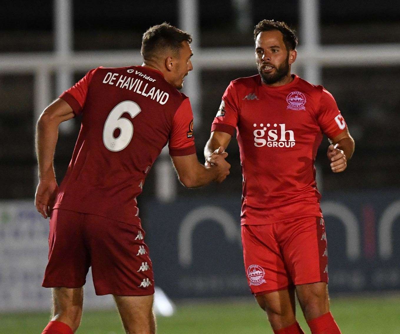 Sam Wood, pictured with Will De Havilland last season Picture: Keith Gillard