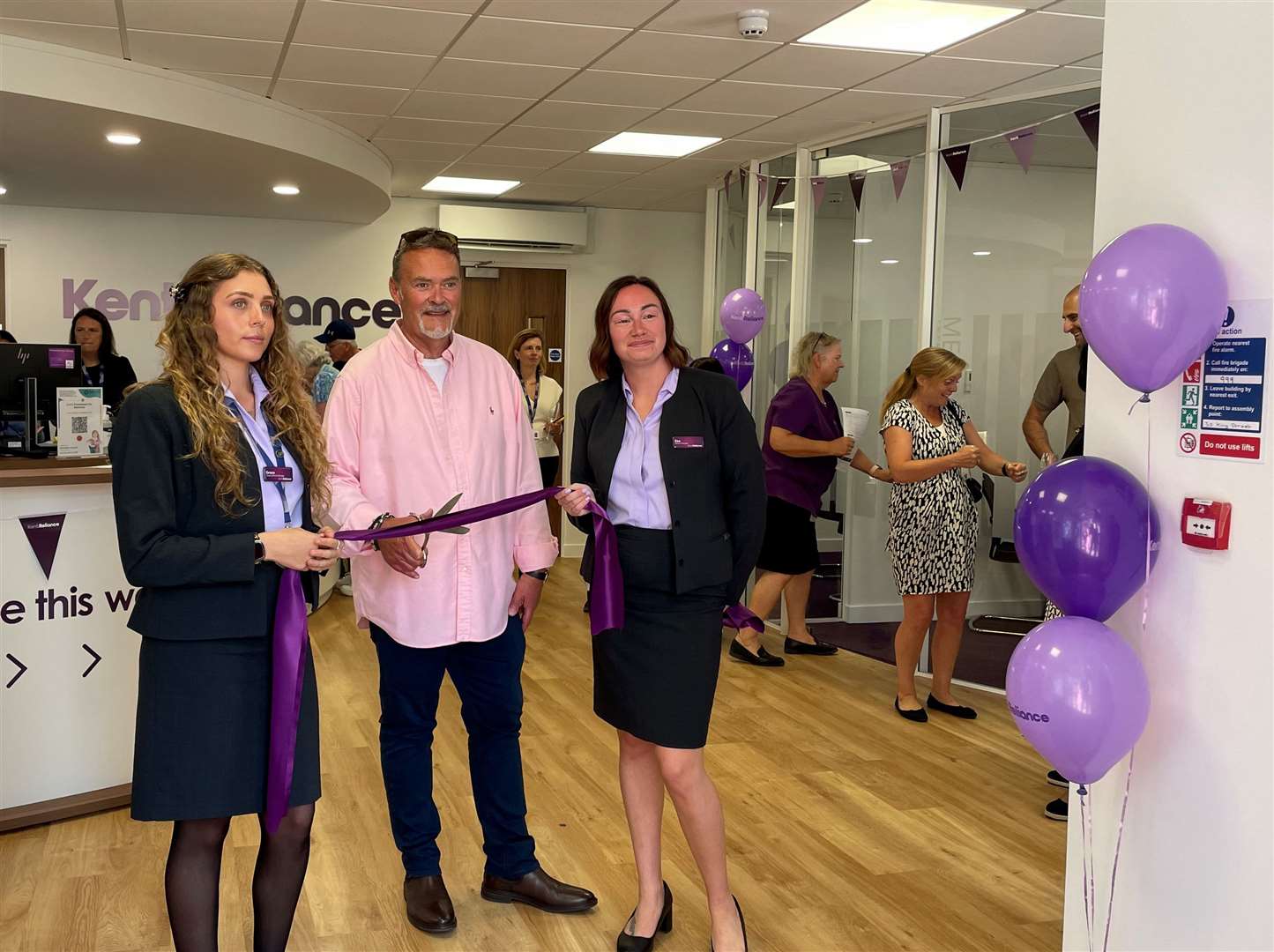 The opening of the new Kent Reliance branch in King Street, Gravesend