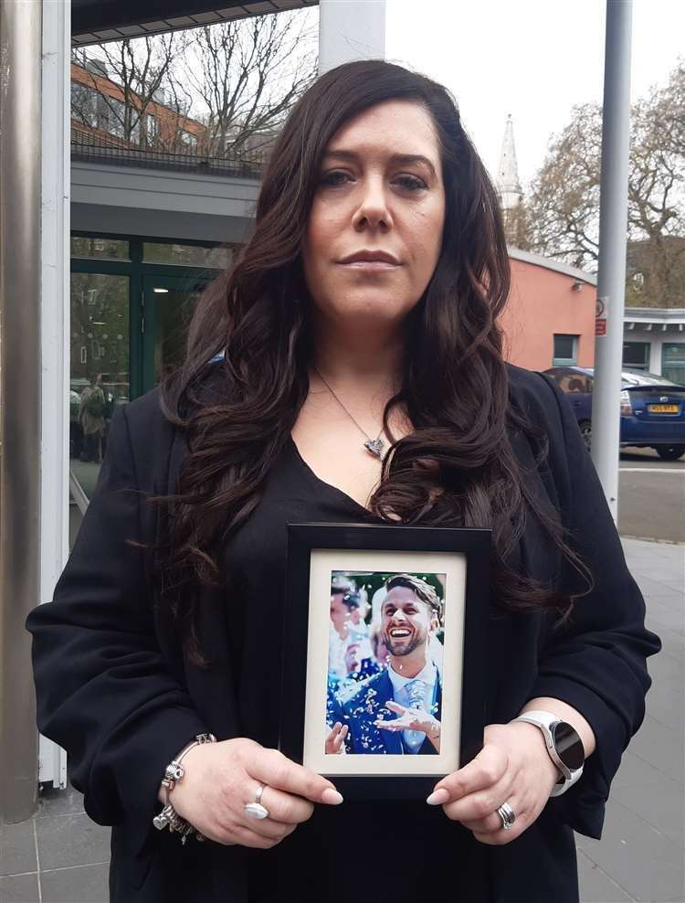 Charlotte Wright outside Southwark Coroner’s Court. Image: Helen William / PA