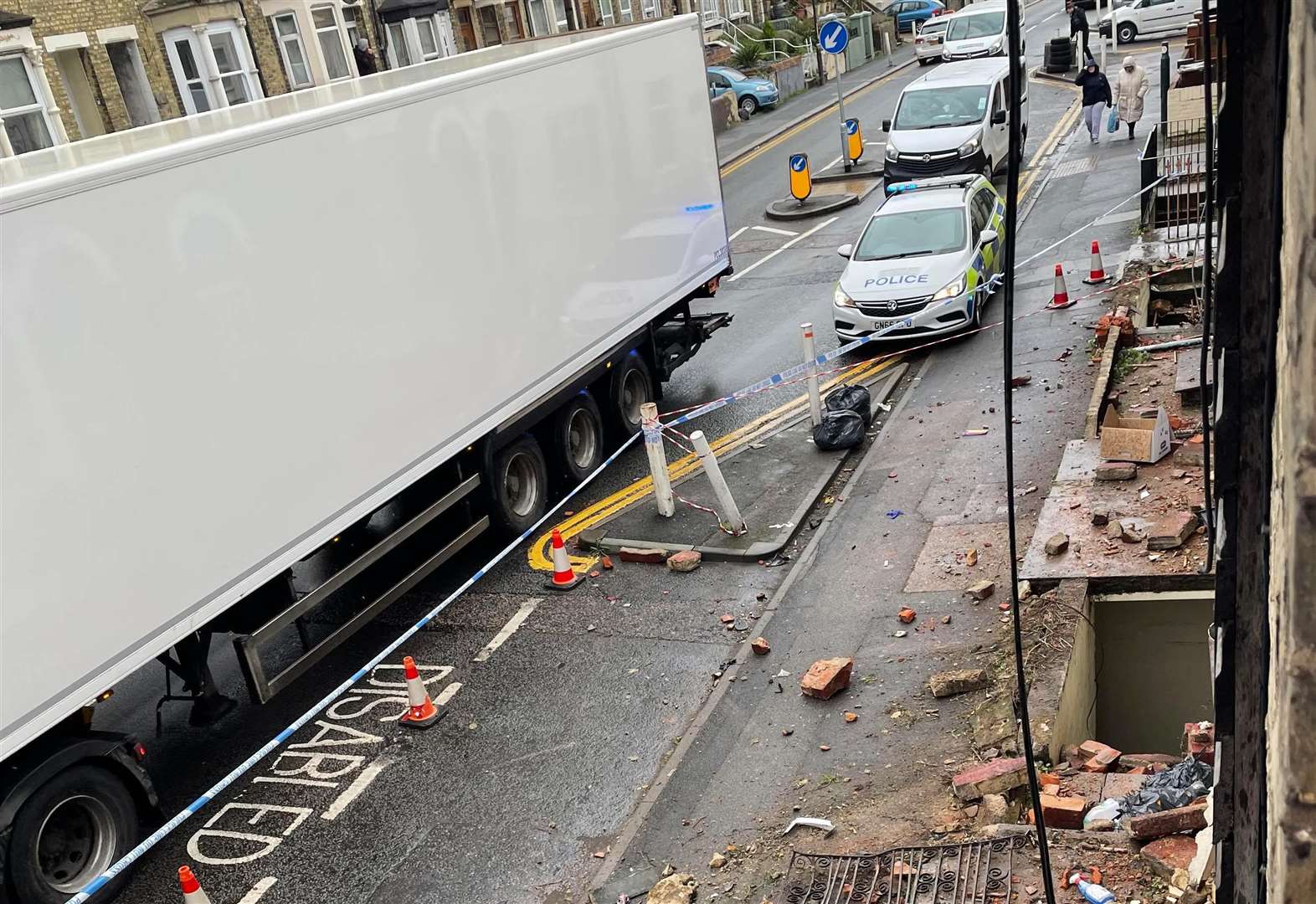 The accident in Luton Road, Chatham