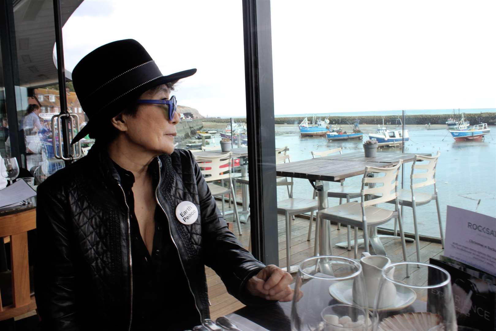 Yoko One at Folkestone's Rocksalt Picture: Karla Merrifield ©Yoko Ono