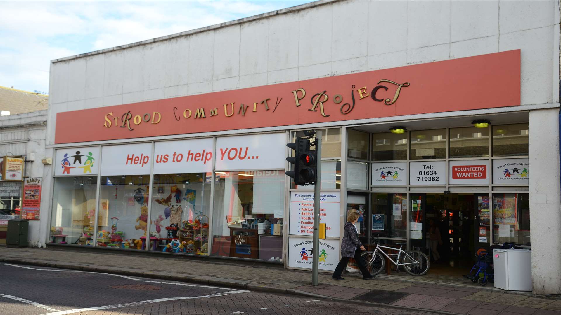 Strood Community Project shop was broken into.