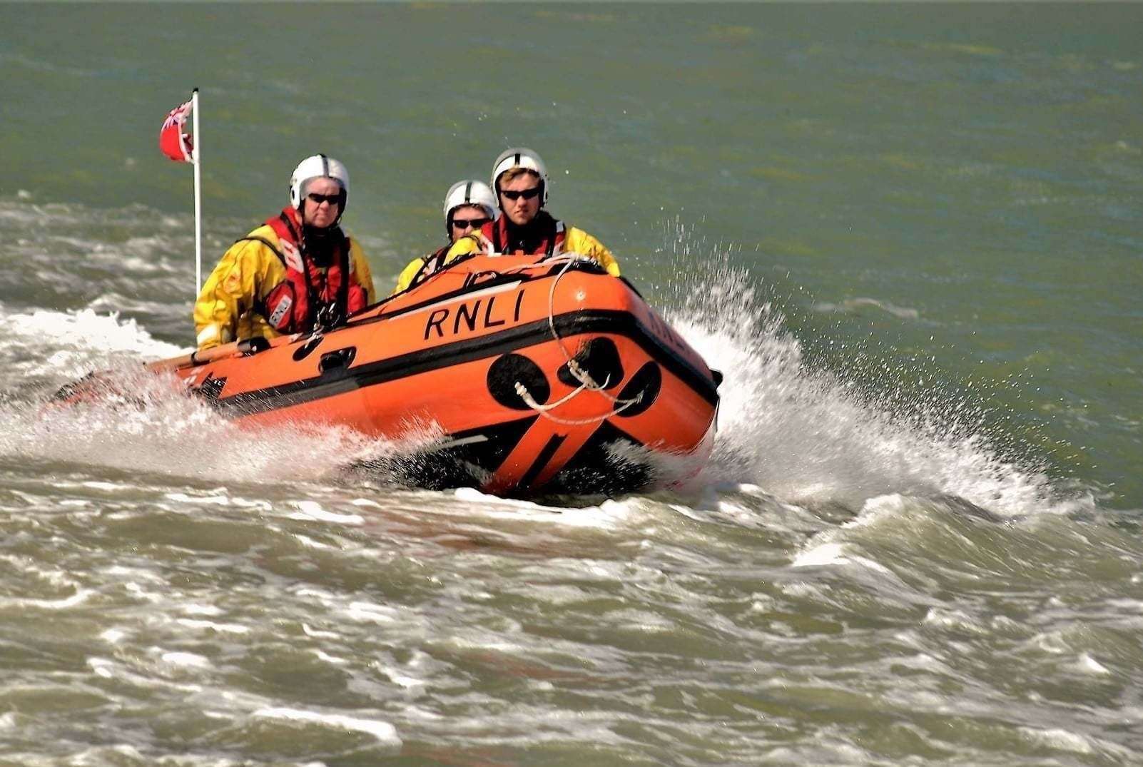 Crews are warning beachgoers of the dangers of using cheap inflatables. Picture: Sheerness RNLI