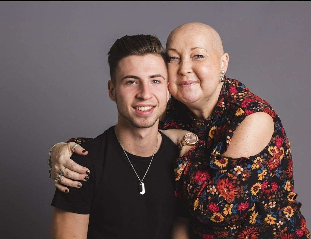 Tom and his mother Tania