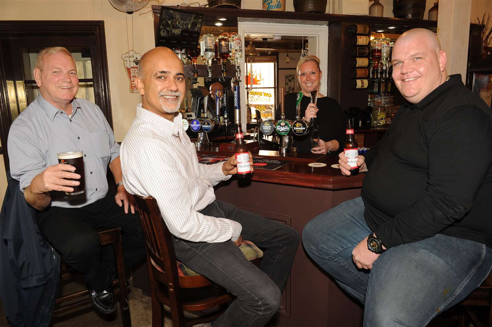 Sanjay Raval at the Rising Sun pub, Delce Road, Rochester