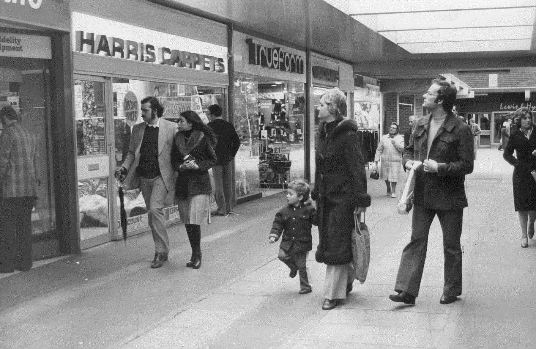 Inside the Tufton Centre in November 1977