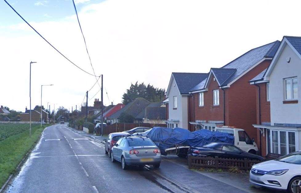 Haine Road, Ramsgate where the lorry became wedged. Picture: Google