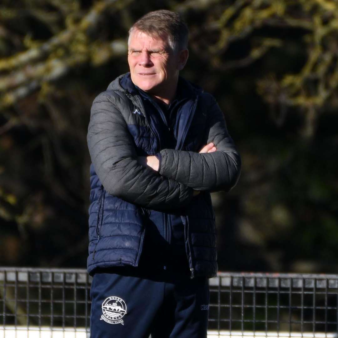 Dover manager Andy Hessenthaler. Picture: Barry Goodwin