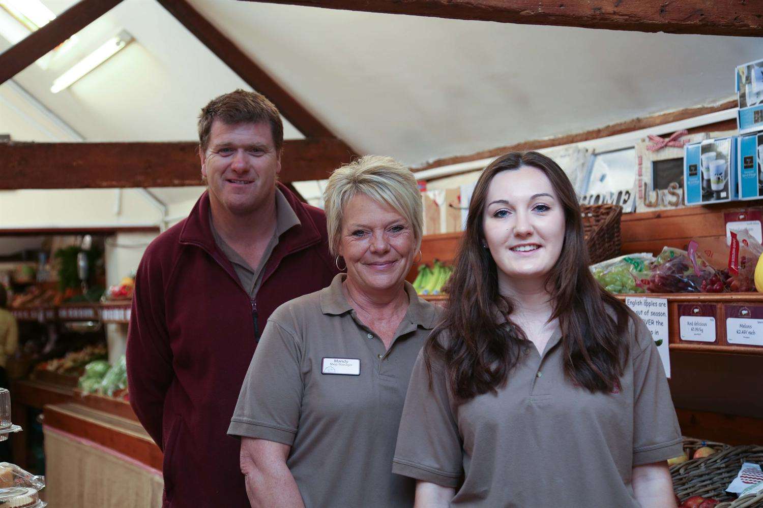 Mark Harris, Amanda Pay and Lucy Price.