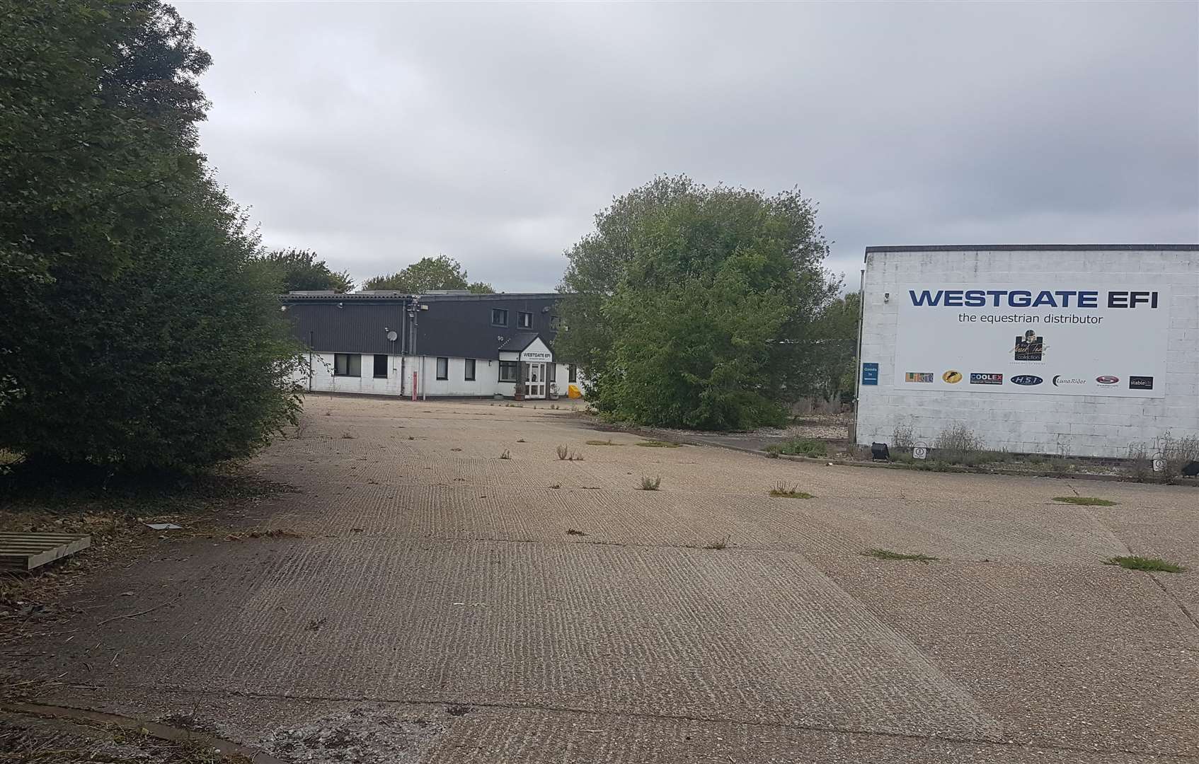 The site of the potential lorry park in Newchurch