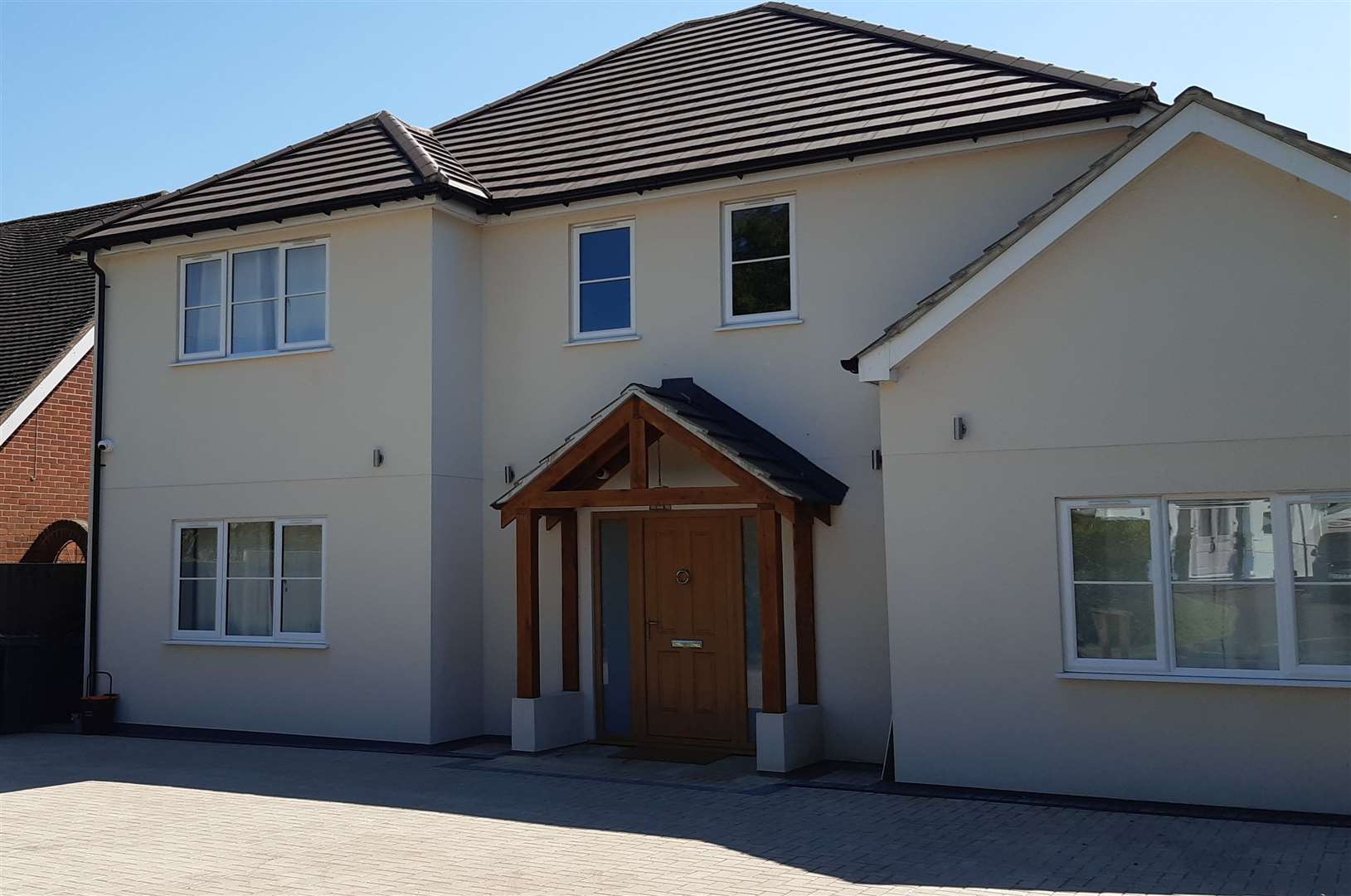 The airbnb property in Plantation Lane, Bearsted, which was used to host the party